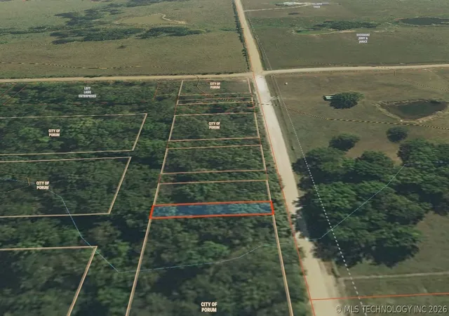Photo 4 of Land for sale at 29 E 283rd Street S, Porum, OK 74455 | MLS# 2626374 | Listing updated on 2026-07-17