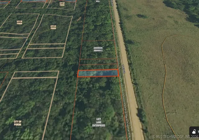 Photo 2 of Land for sale at 164 Crow St, Porum, OK 74455 | MLS# 2626386 | Listing updated on 2026-07-17