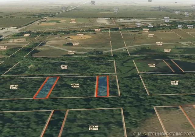 Photo 3 of Land for sale at 23 Quapaw St, Porum, OK 74455 | MLS# 2626387 | Listing updated on 2026-07-17