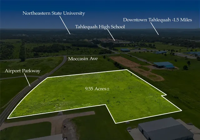 Photo 2 of Land for sale at 1100 Airport Pkwy, Tahlequah, OK 74464 | MLS# 2626496 | Listing updated on 2026-08-20
