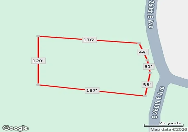 Photo 2 of Land for sale at 11462 S 261st Eastavenue, Coweta, OK 74429 | MLS# 2626652 | Listing updated on 2026-08-20