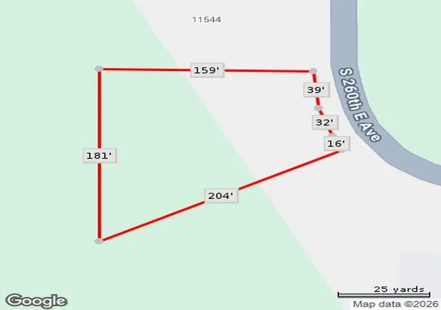 Photo 2 of Land for sale at 11552 S 261st Eastavenue, Coweta, OK 74429 | MLS# 2627031 | Listing updated on 2026-08-20