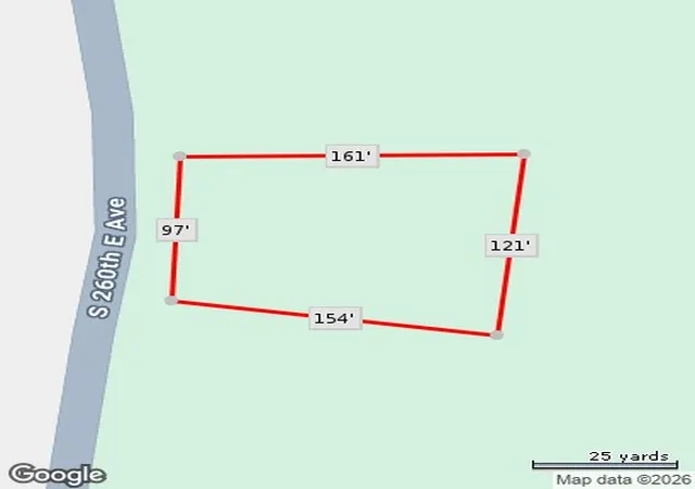 Photo 2 of Land for sale at 11495 261st Eastavenue, Coweta, OK 74429 | MLS# 2627120 | Listing updated on 2026-08-20