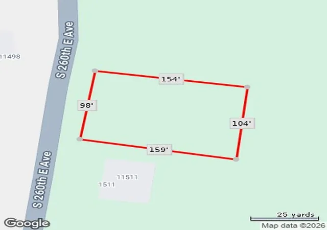 Photo 2 of Land for sale at 11503 S 261st Eastavenue, Coweta, OK 74429 | MLS# 2627121 | Listing updated on 2026-08-20