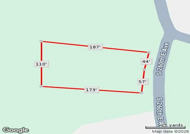 Photo 2 of Land for sale at 11472 S 261st Eastavenue, Coweta, OK 74429 | MLS# 2627220 | Listing updated on 2026-08-20