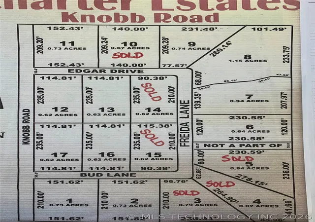 Photo 2 of Land for sale at 326 Freida, Kingston, OK 73439 | MLS# 2630042 | Listing updated on 2026-08-20