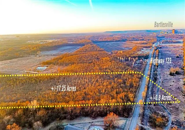 Photo 1 of Land for sale at 16640 Hwy 123, Bartlesville, OK 74006 | MLS# 2630966 | Listing updated on 2026-08-21