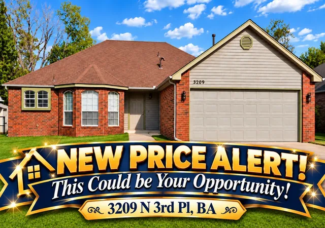 Photo 1 of Single family home for sale at 3209 3rd Place, Broken Arrow, OK 74012 | MLS# 2633128 | Listing updated on 2026-09-29