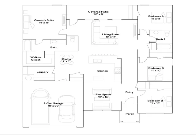 Photo 2 of Single family home for sale at 7008 S Lions Ave, Broken Arrow, OK 74011 | MLS# 2635039 | Listing updated on 2026-10-11