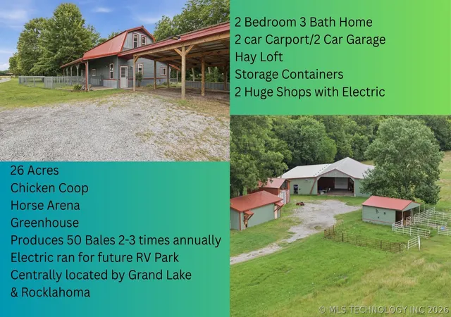 Photo 3 of Single family home for sale at 12258 N 431 Road, Adair, OK 74330 | MLS# 2636061 | Listing updated on 2026-10-02