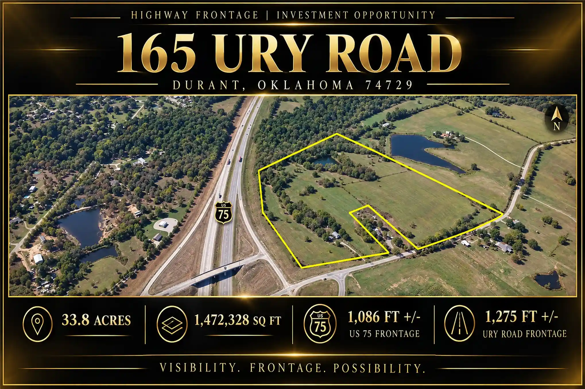Photo 1 of Land for sale at 165 Ury, Caddo, OK 74729 | MLS# 2634595 | Listing updated on 2026-10-09