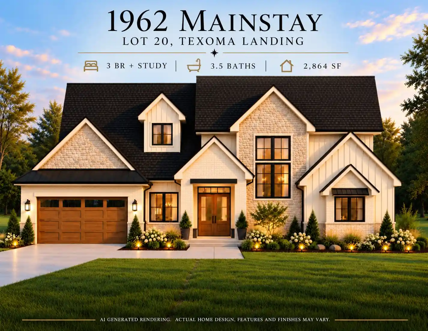 Photo 1 of Single family home for sale at 1962 Mainstay Dr #Lot 20, Kingston, OK 73439 | MLS# 2639034 | Listing updated on 2026-10-29