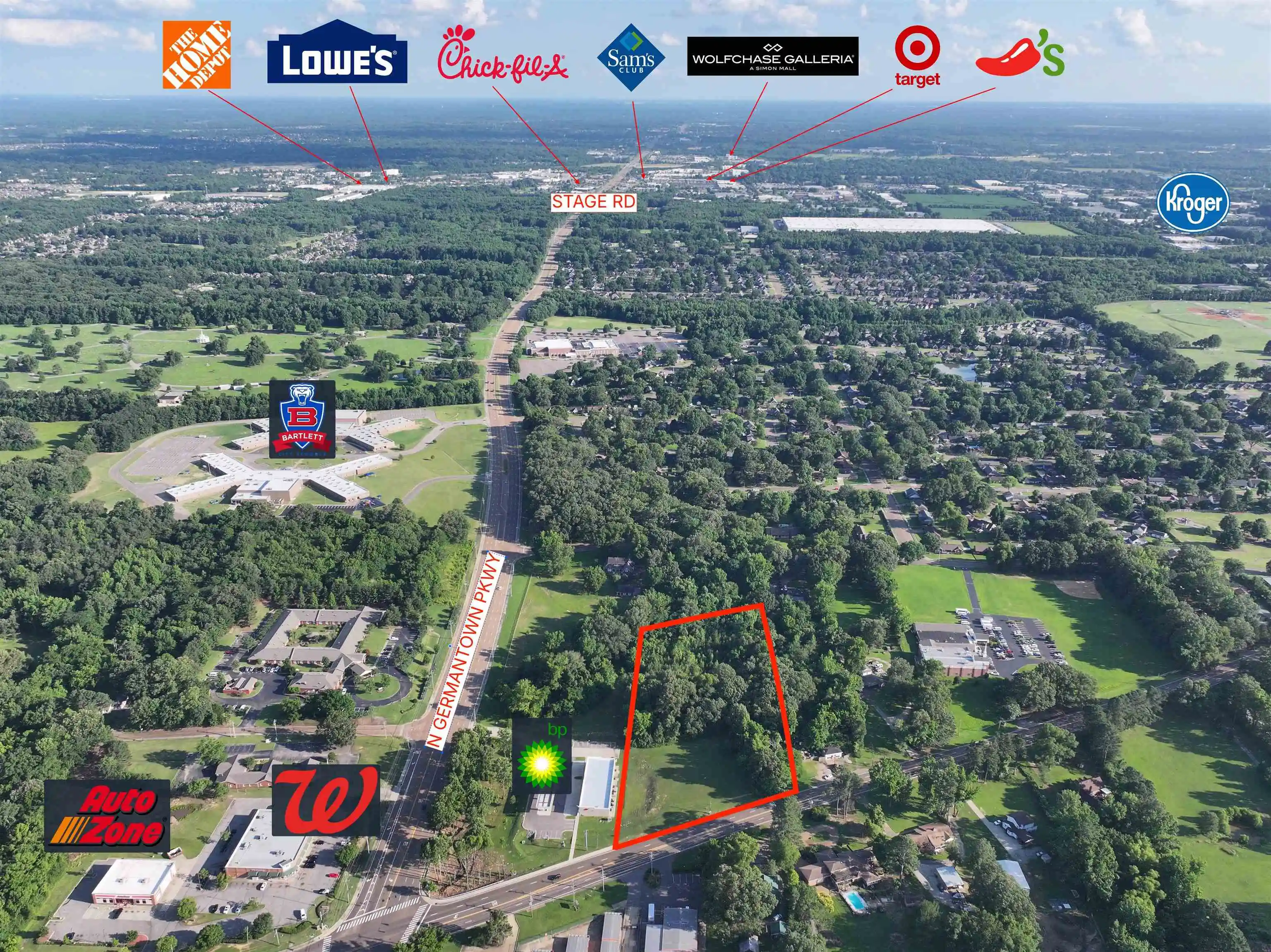 1st image of 0 Hwy Us 70 Hwy, Bartlett, TN 38133 | MLS# 10198793