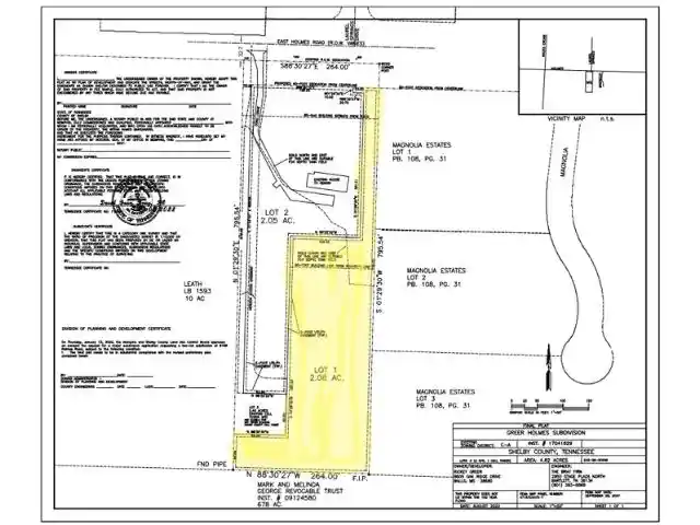 Photo 1 of Land for sale at 0 E Holmes Rd, Memphis, TN 38125 | MLS# 10202561 | Listing updated on 2026-07-22