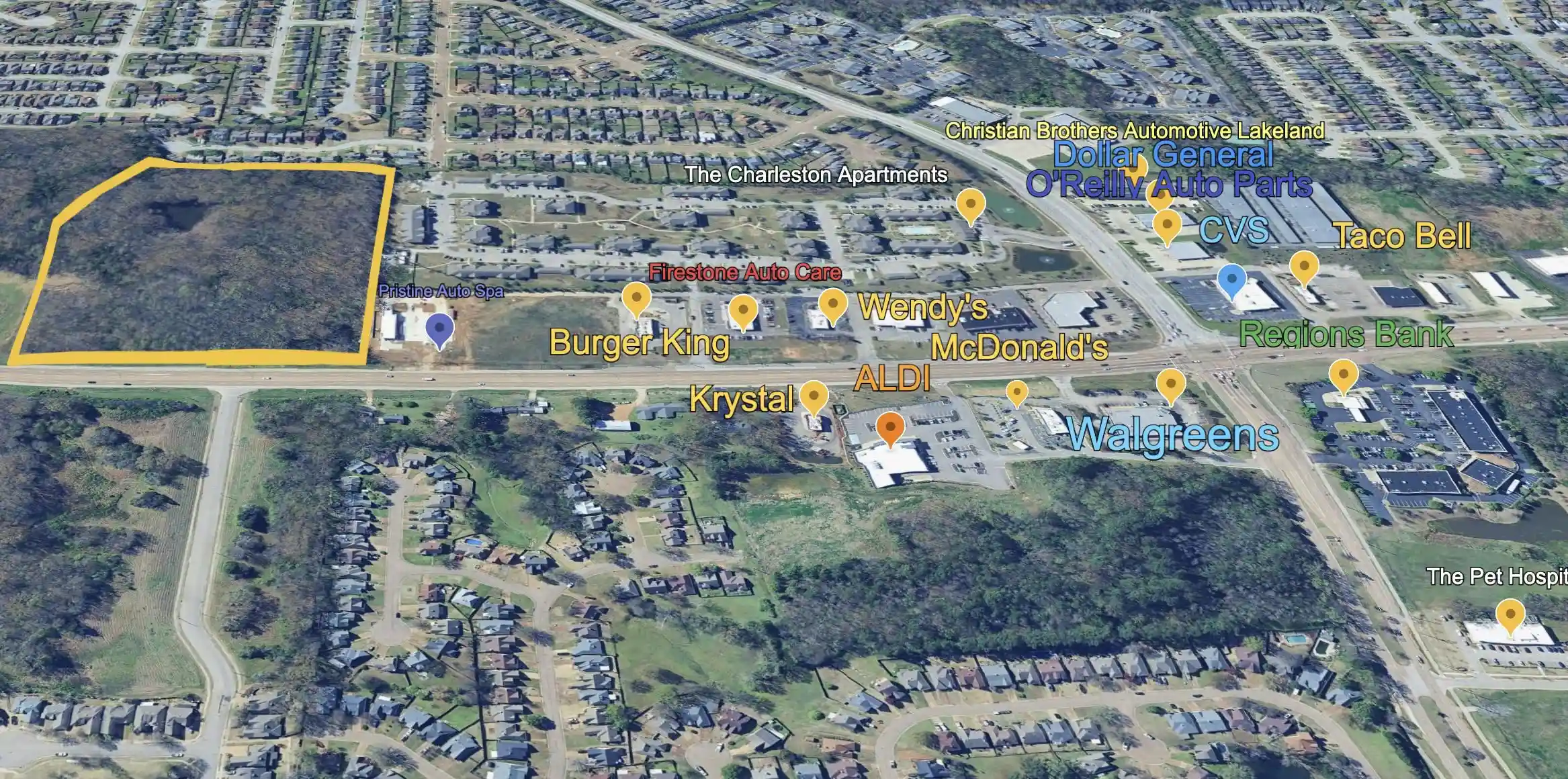 Photo 4 of Land for sale at 10117 US 64 Hwy, Memphis, TN 38002 | MLS# 10212905 | Listing updated on 2026-07-18