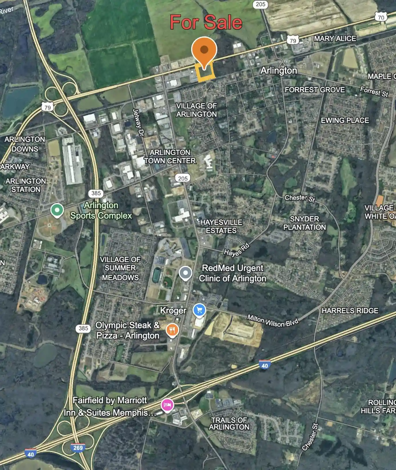 Photo 2 of Land for sale at Us 70 Hwy, Arlington, TN 38002 | MLS# 10213000 | Listing updated on 2026-08-14