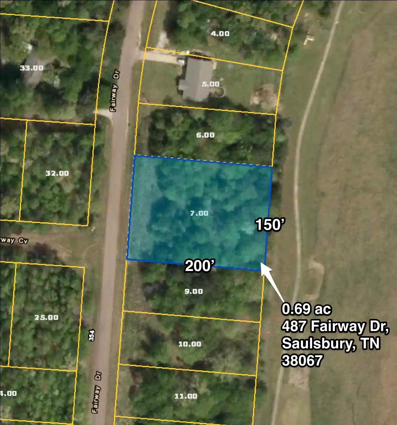 Homes for sale in Saulsbury, TN | 487 Fairway Dr, Saulsbury, TN 38067 | MLS# 10222354
