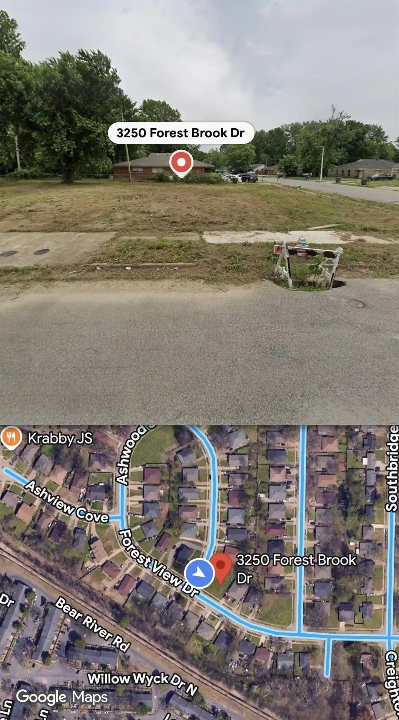 Photo 2 of Land for sale at 3250 Forest Brk Dr, Memphis, TN 38118 | MLS# 10224449 | Listing updated on 2026-07-01