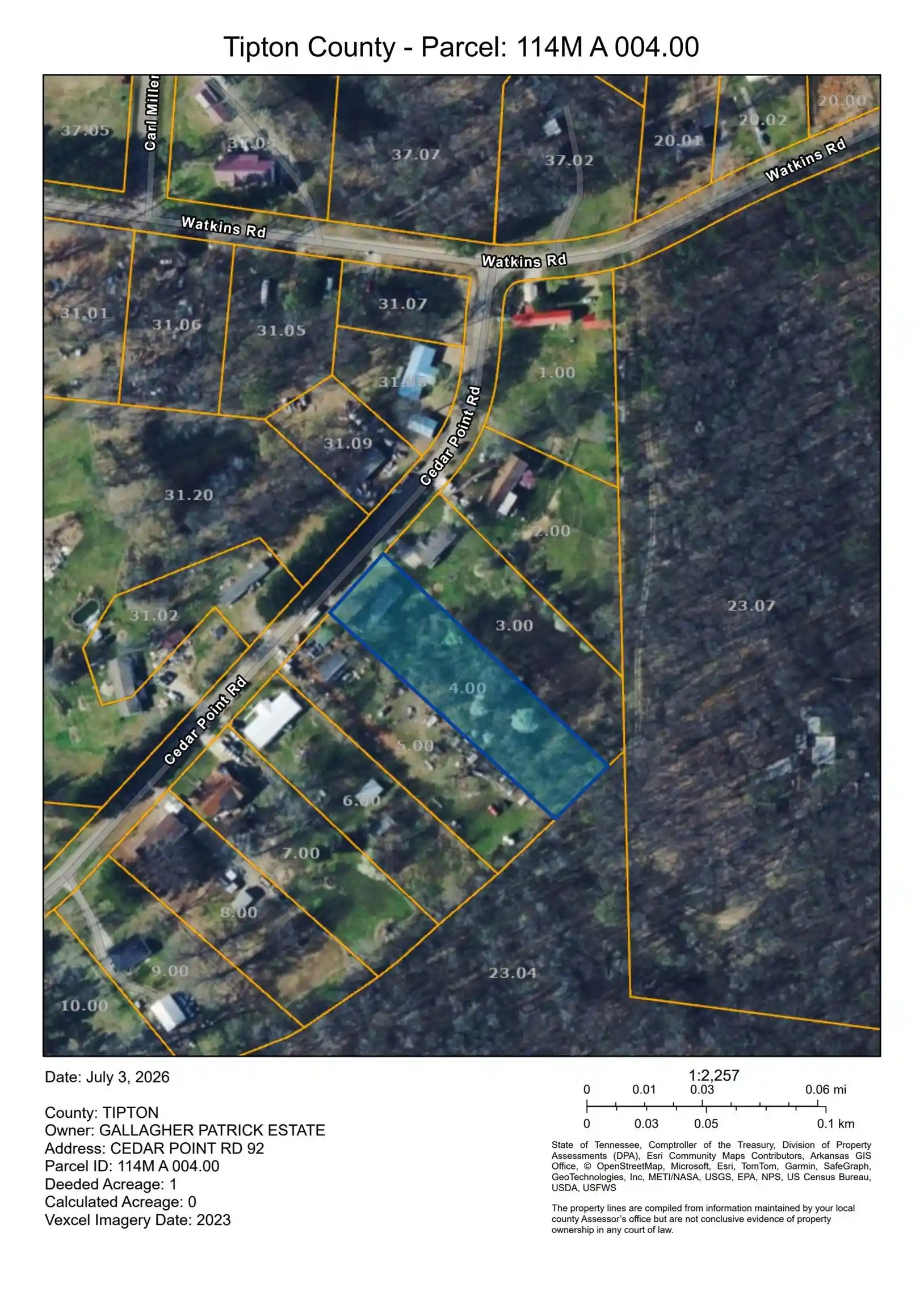 Homes for sale in Drummonds, TN | 92 Cedar Point Rd, Drummonds, TN 38023 | MLS# 10225732