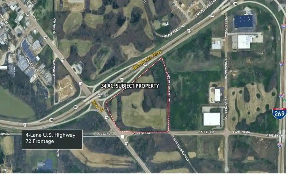Photo 1 of Land for sale at 0 E Shelby Dr, Collierville, TN 38017 | MLS# 10226637 | Listing updated on 2026-08-04
