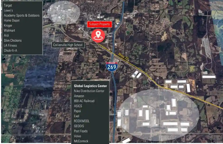 Photo 3 of Land for sale at 0 E Shelby Dr, Collierville, TN 38017 | MLS# 10226637 | Listing updated on 2026-08-04