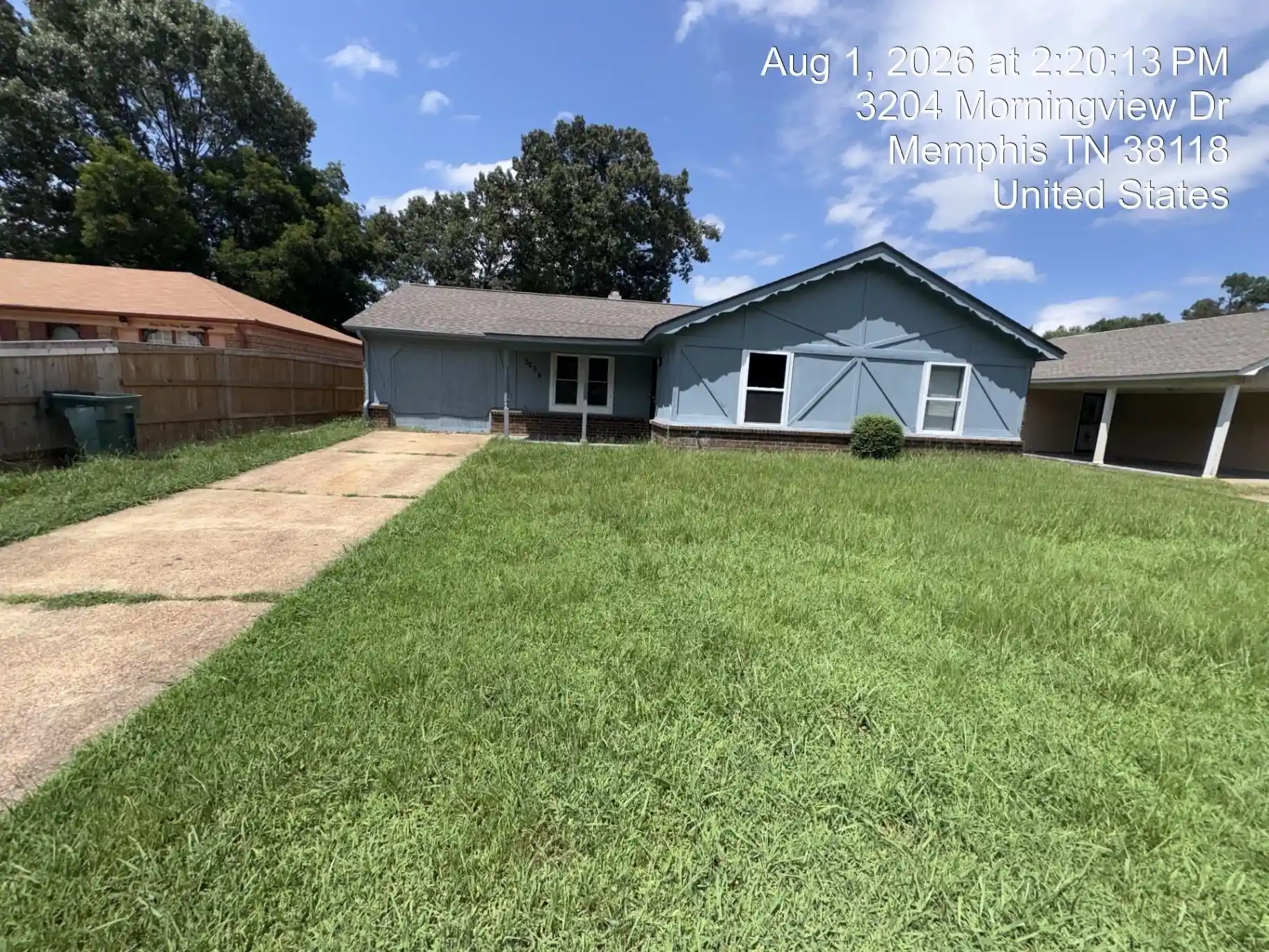 Photo 1 of Single family home for sale at 3204 Morningview Dr, Memphis, TN 38118 | MLS# 10228453 | Listing updated on 2026-09-10