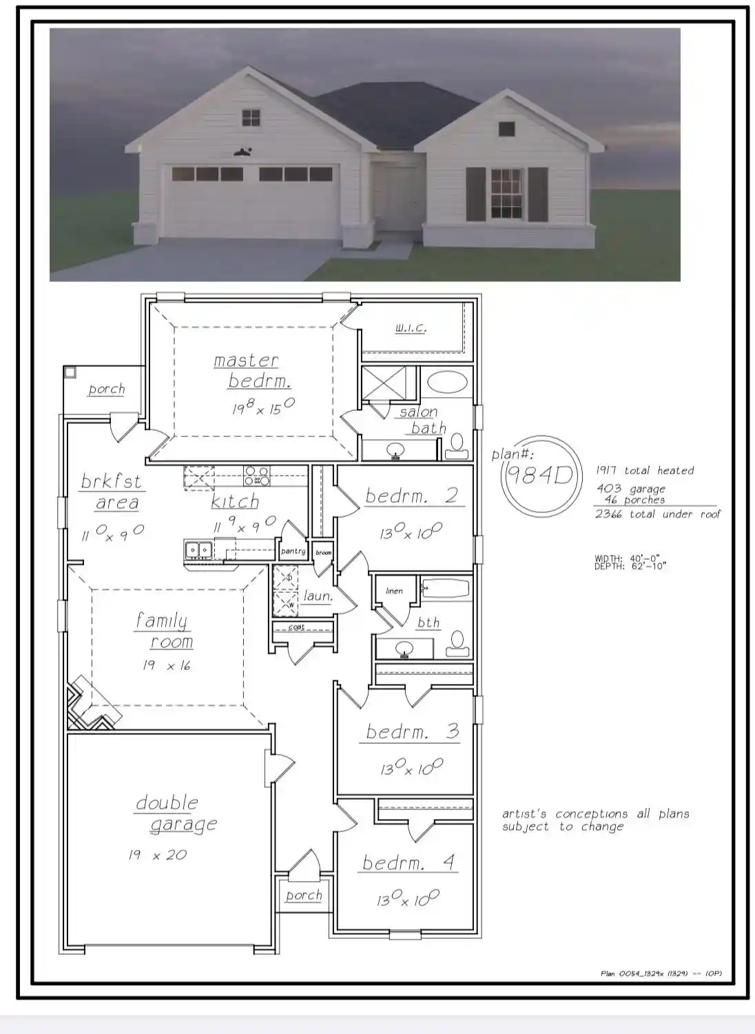 Photo 2 of Single family home for sale at 1929 Tallahassee Ln, Unincorporated, TN 38016 | MLS# 10229228 | Listing updated on 2026-09-10