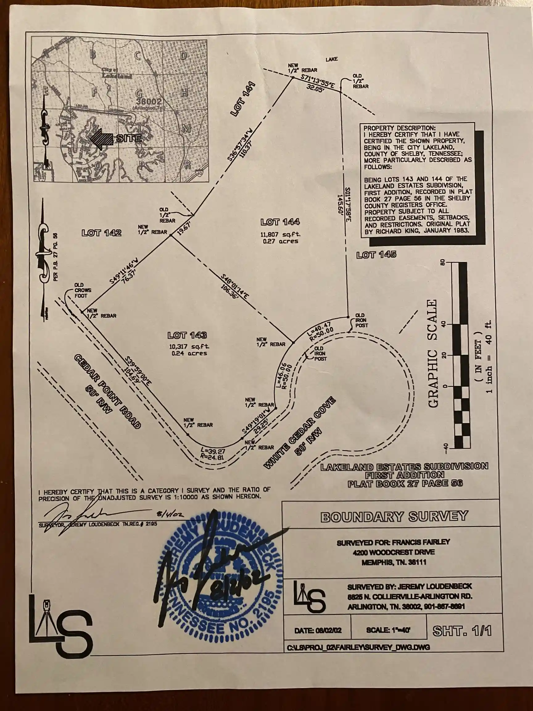 Photo 2 of Land for sale at 4160 White Cedar Cv, Lakeland, TN 38002 | MLS# 10230668 | Listing updated on 2026-09-18