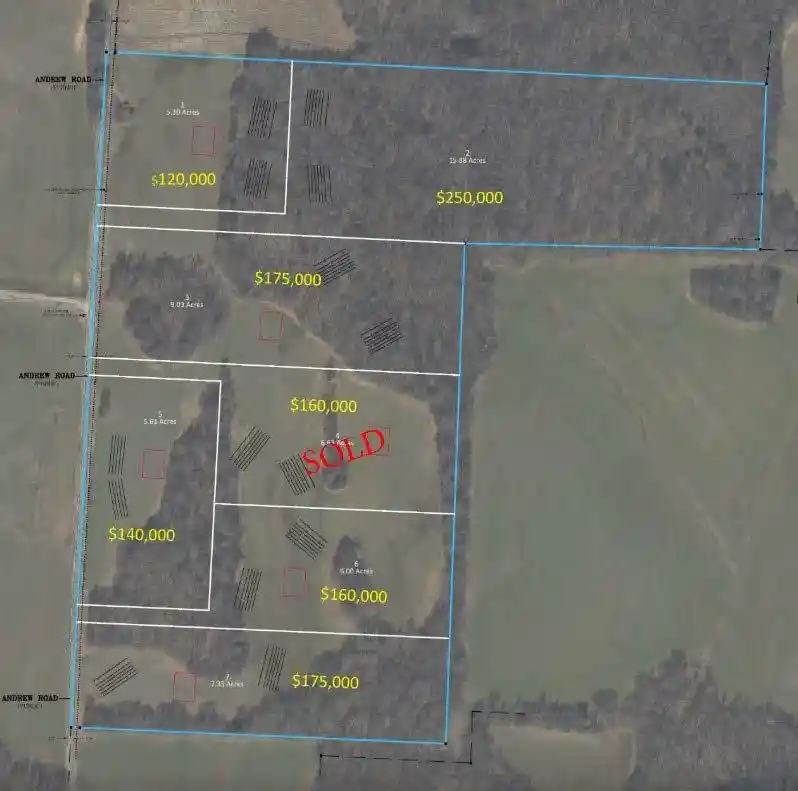 Photo 2 of Land for sale at Tract 7 Andrew Rd, Mason, TN 38049 | MLS# 10232997 | Listing updated on 2026-10-22