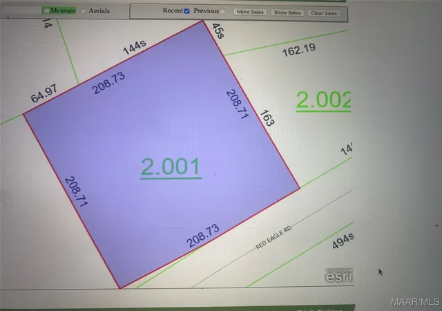 Land for sale at 57 Red Eagle Rd, Montgomery, AL 36110 | MLS# 571960