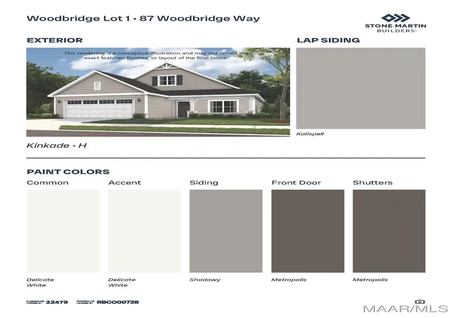 2nd image of 87 Woodbridge Wy, Wetumpka, AL 36092 | MLS# 583462
