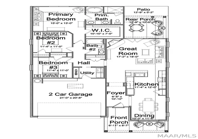 3rd image of 9541 Dakota Dr, Pike Road, AL 36064 | MLS# 584542