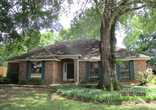 Photo 1 of Single family home for sale at 6118 Willow Glen Dr, Montgomery, AL 36117 | MLS# 587442 | Listing updated on 2026-07-16