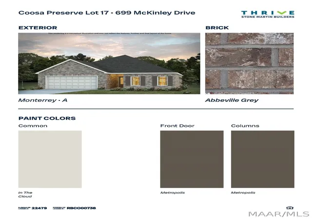 2nd image of 699 Mckinley Dr, Wetumpka, AL 36092 | MLS# 589380