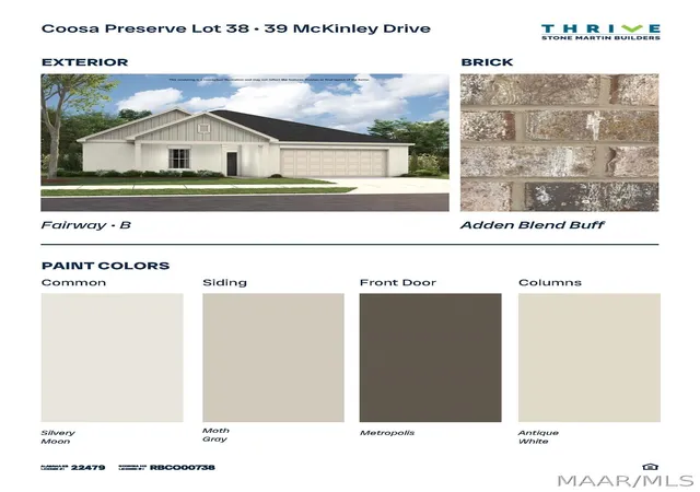 Photo 2 of Single family home for sale at 39 Mckinley Dr, Wetumpka, AL 36092 | MLS# 590997 | Listing updated on 2026-10-05