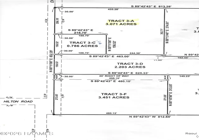 Photo 6 of Land for sale at Enis Rd, Maurice, LA 70555 | MLS# 2600002715 | Listing updated on 2026-08-17