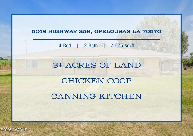 2nd image of 5019 Hwy 358, Opelousas, LA 70570 | MLS# 2600007788