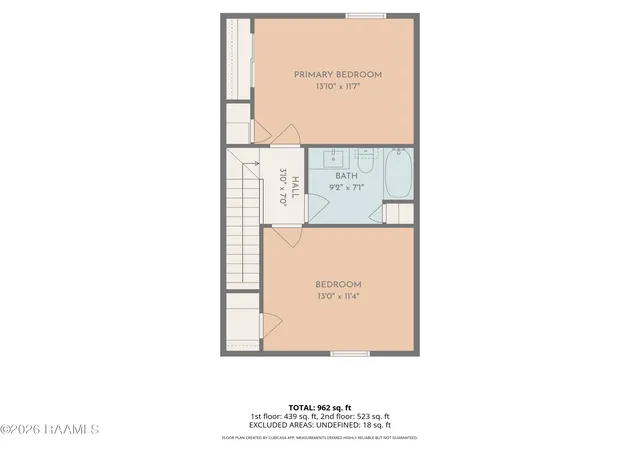 2nd image of 100 Winchester Dr, Lafayette, LA 70506