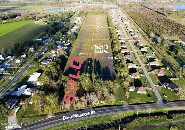 Homes for sale in Breaux Bridge, LA | Tbd Doyle Melancon Lot 1b Rd, Breaux Bridge, LA 70517 | MLS# 24011499