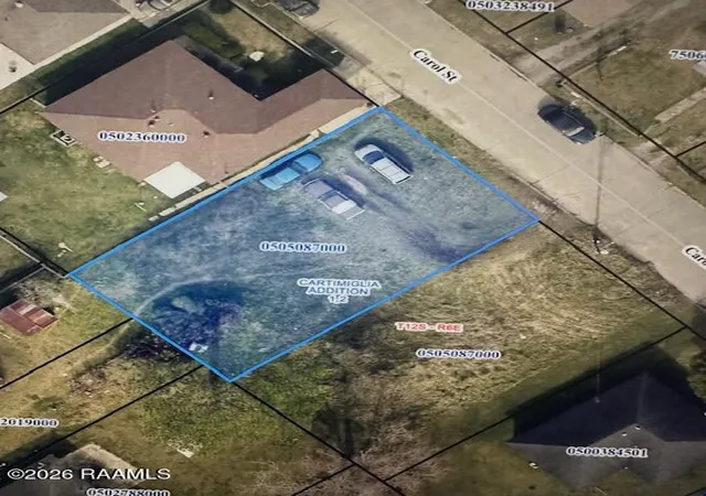 Land for sale at 818 Carol St, New Iberia, LA 70560 | MLS# 2600008026