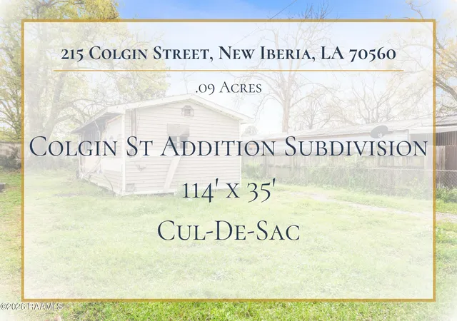 Photo 2 of Land for sale at (Undisclosed), New Iberia, LA 70560 | MLS# 2600002602 | Listing updated on 2026-04-03