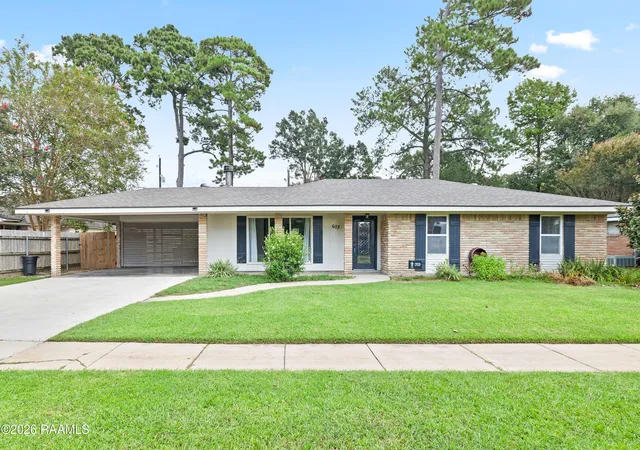 Photo 1 of Sale Pending at 603 Dutton Dr, Lafayette, LA 70503 | MLS# 2600007316 | Listing updated on 2026-09-14