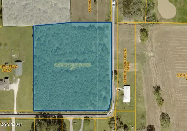 Photo 2 of Land for sale at Tract D Birch Dr, Iota, LA 70543 | MLS# 2600006976 | Listing updated on 2026-07-29
