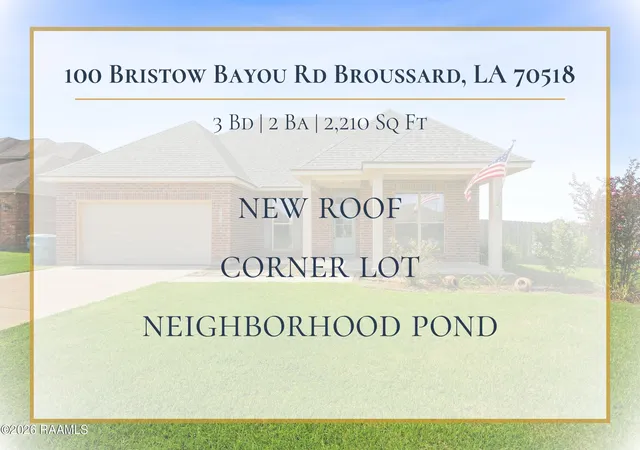 2nd image of 100 Bristow Bayou Rd, Broussard, LA 70518 | MLS# 2600006939