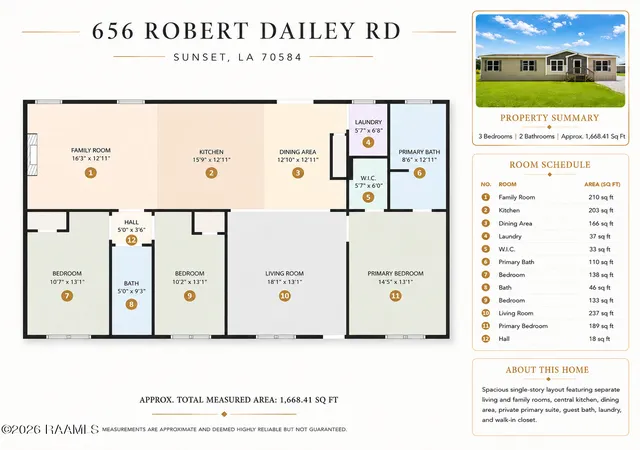 Photo 31 of Single family home for sale at 656 Robert Dailey Rd, Sunset, LA 70584 | MLS# 2600005767 | Listing updated on 2026-08-28