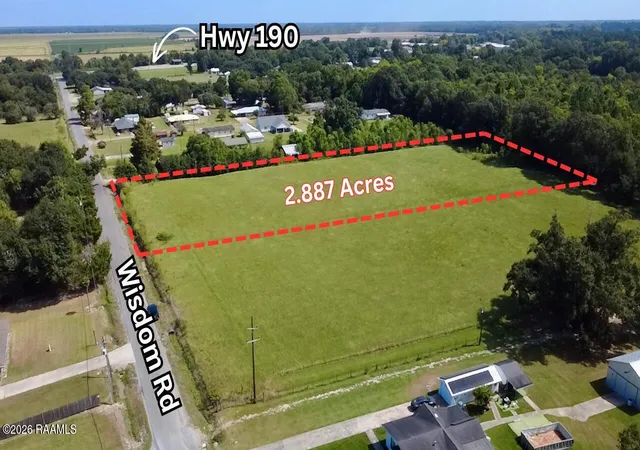 Photo 1 of Land for sale at Tbd Wisdom Rd, Opelousas, LA 70570 | MLS# 2600007728 | Listing updated on 2026-08-22