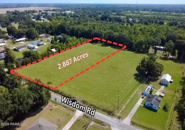 Photo 2 of Land for sale at Tbd Wisdom Rd, Opelousas, LA 70570 | MLS# 2600007728 | Listing updated on 2026-08-22
