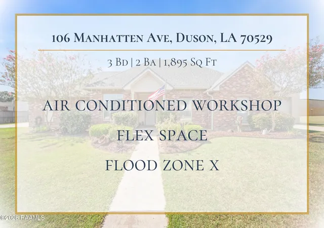 Photo 2 of Single family home for sale at 106 Manhatten Ave, Duson, LA 70529 | MLS# 2600007692 | Listing updated on 2026-10-04