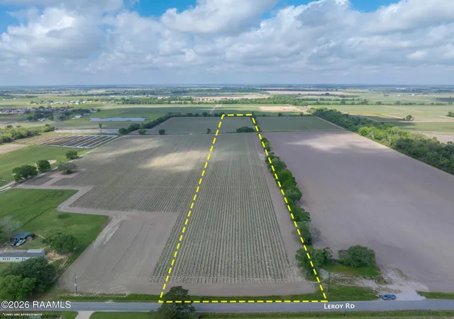 Photo 1 of Land for sale at Tbd Leroy Rd, Maurice, LA 70555 | MLS# 2600003481 | Listing updated on 2026-08-29