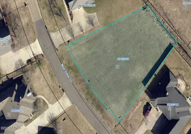 Photo 3 of Land for sale at Lot 60 Bear Crk Cir, Breaux Bridge, LA 70517 | MLS# 2600006517 | Listing updated on 2026-07-15